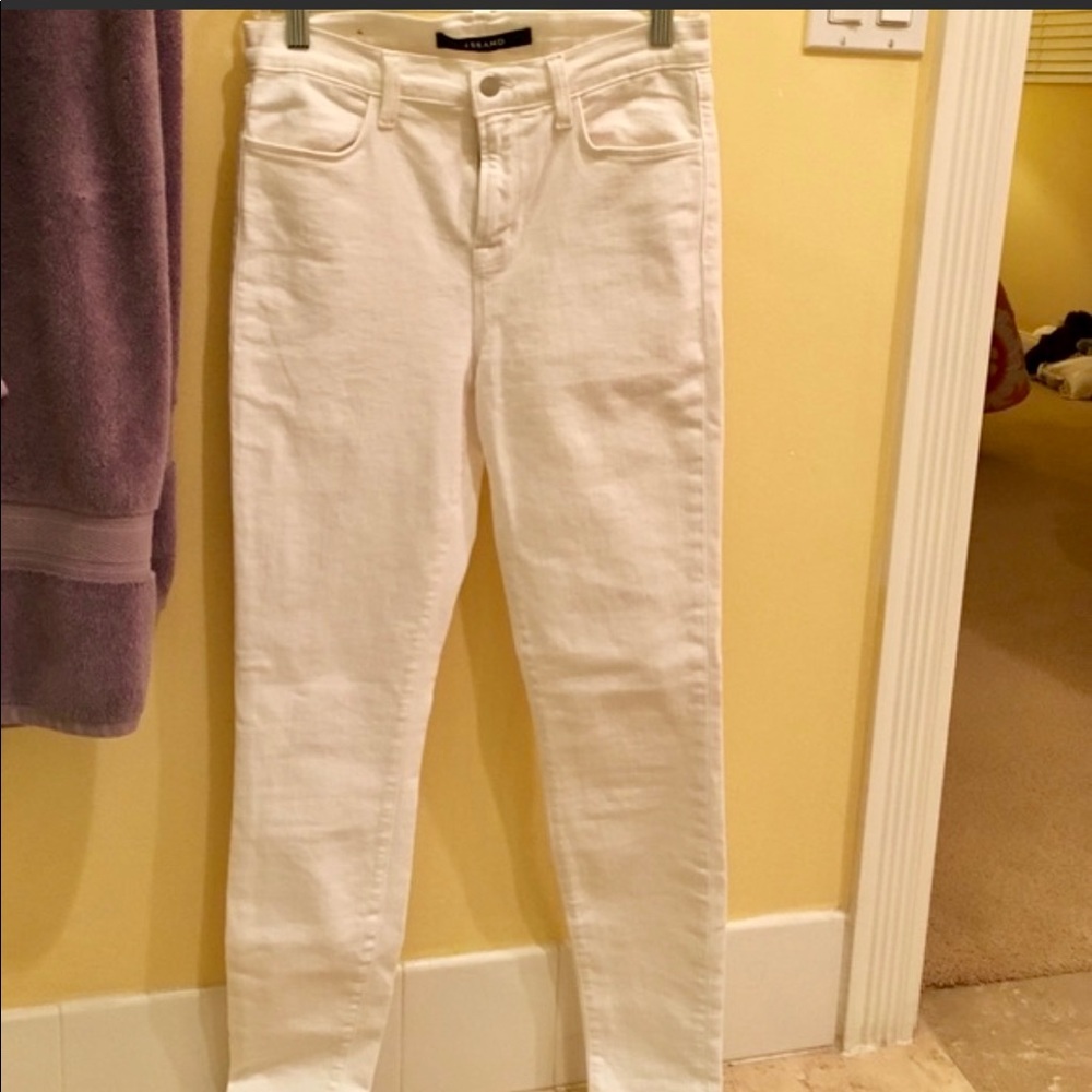 J brand Maria white jeans